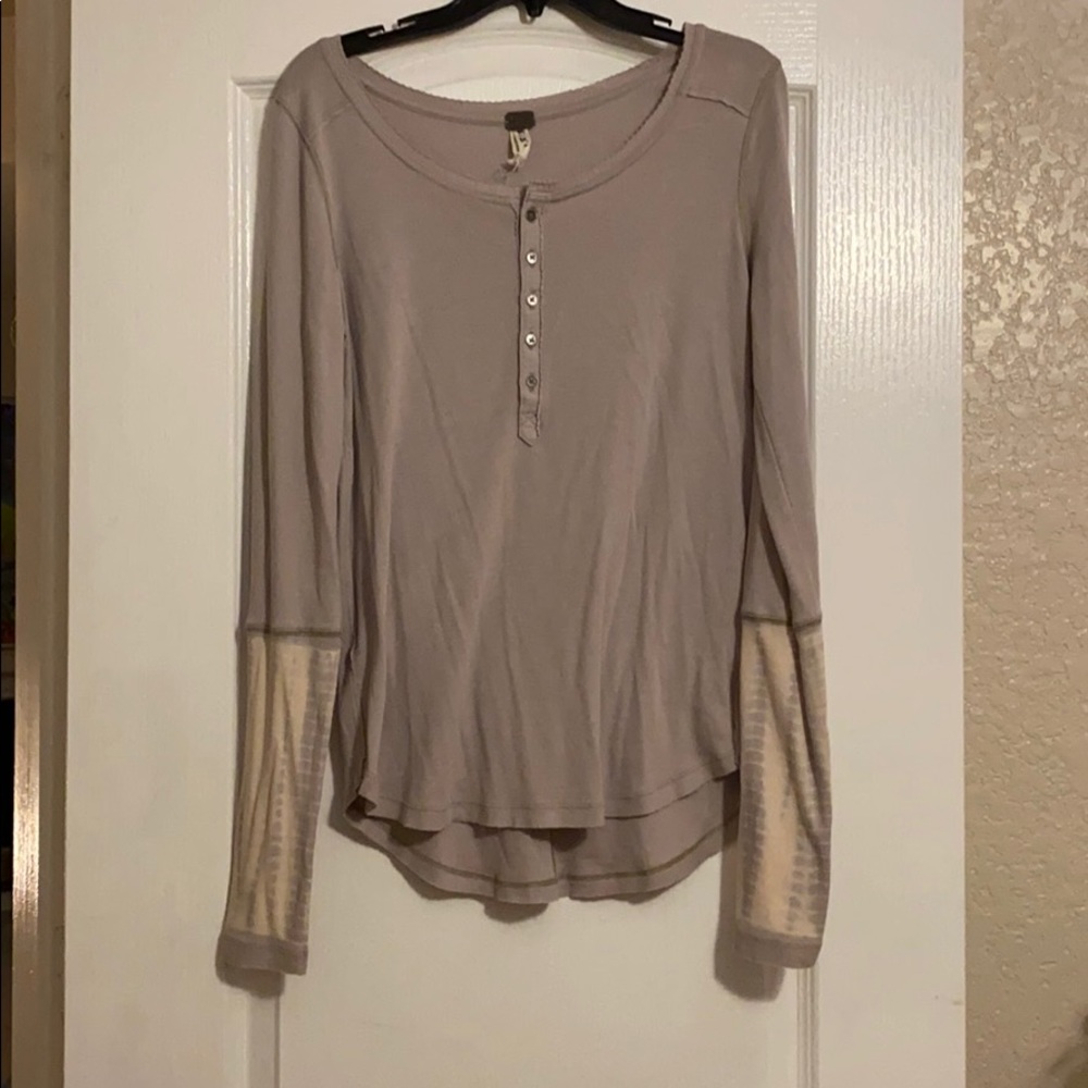 Free People Long Sleeve Button Up